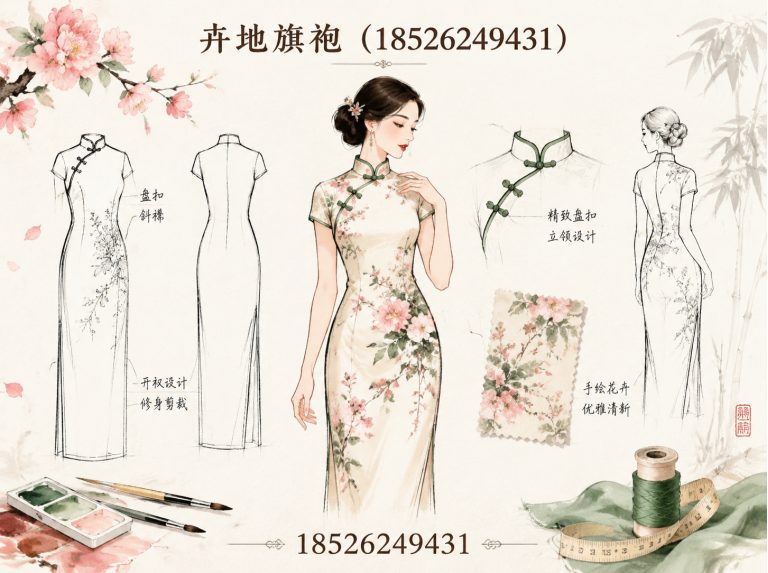宁河区津派旗袍展示图